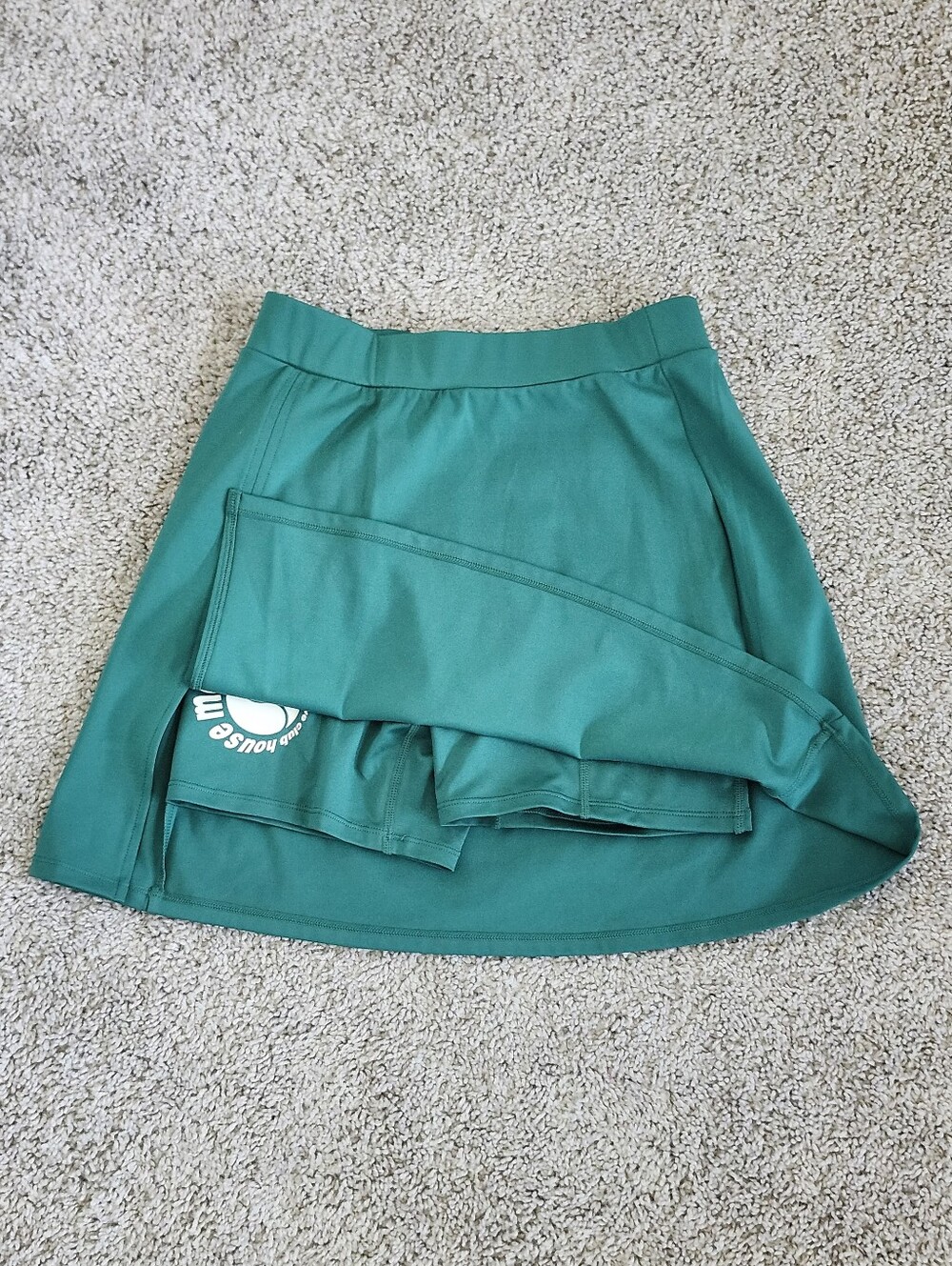 Teal Green Active Mini Skirt SKORT Small Extra Small H&M MOVE